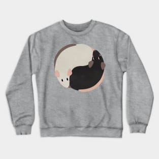 Yin Yang Rats Crewneck Sweatshirt